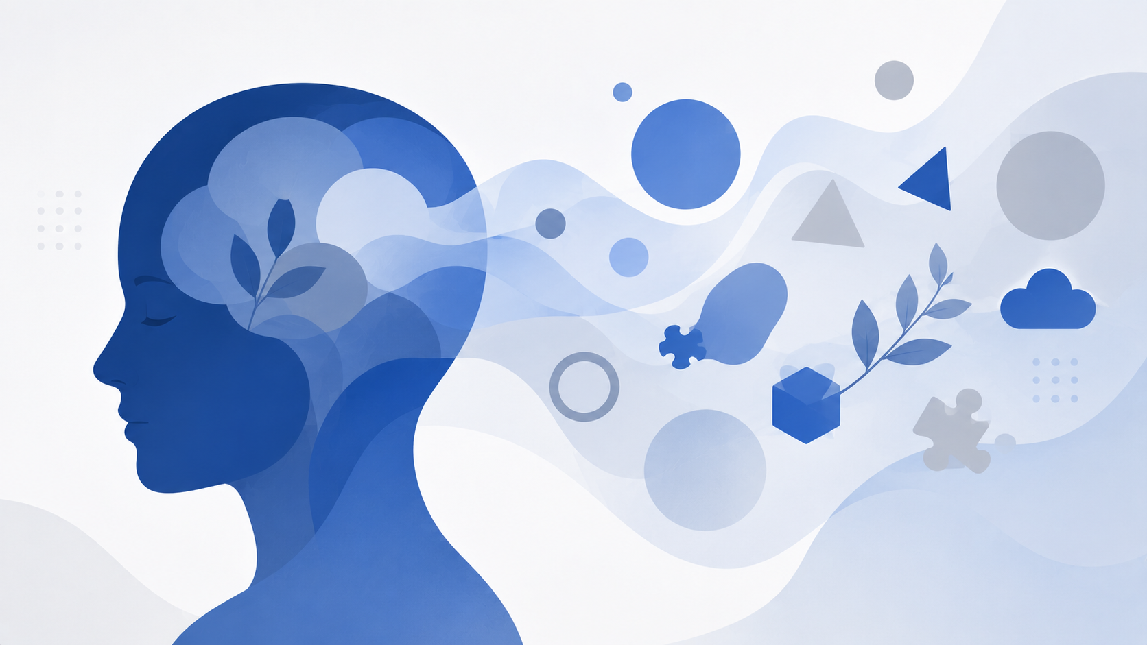 Psychology and human behavior illustration