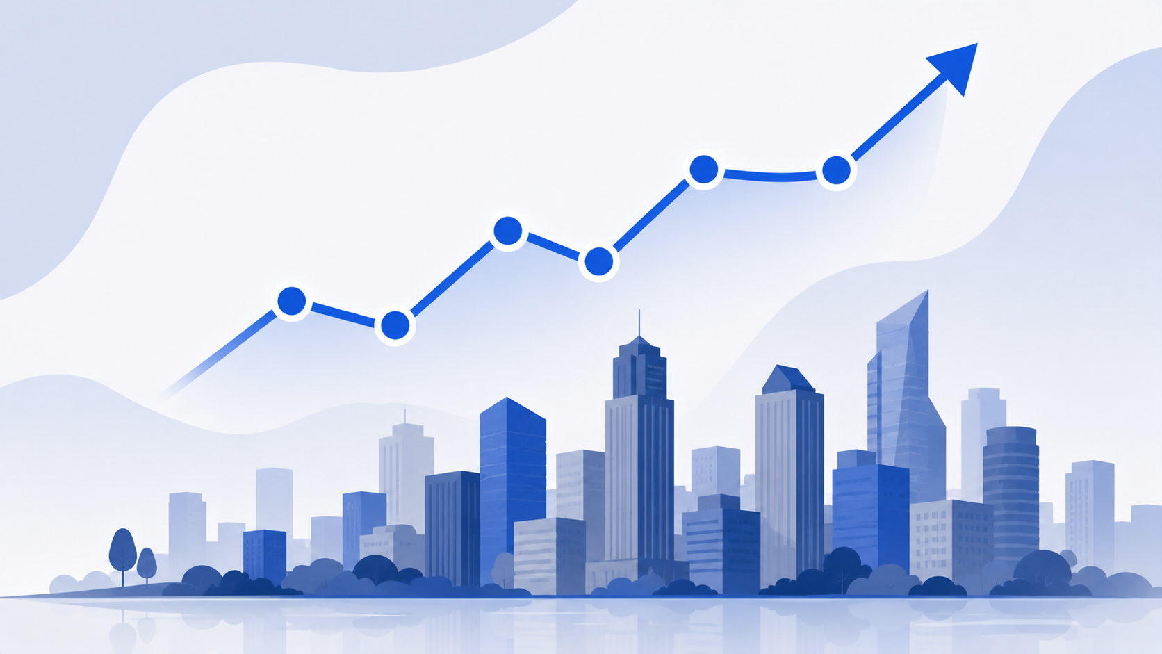 Economics and markets illustration