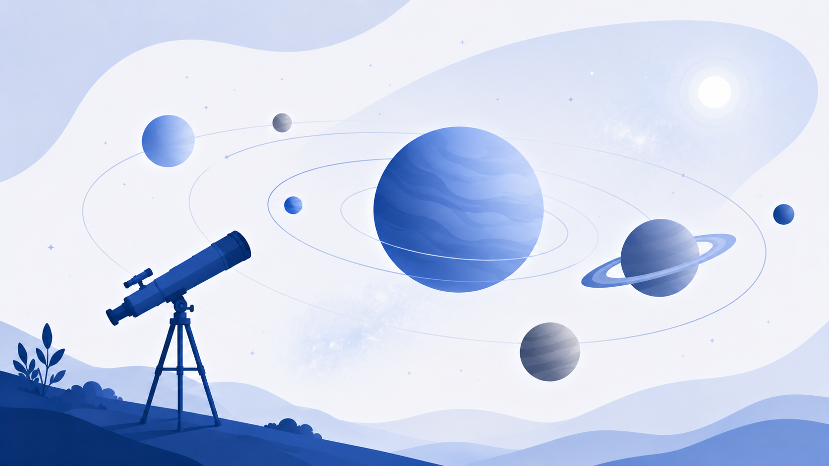 Astronomy and space science illustration