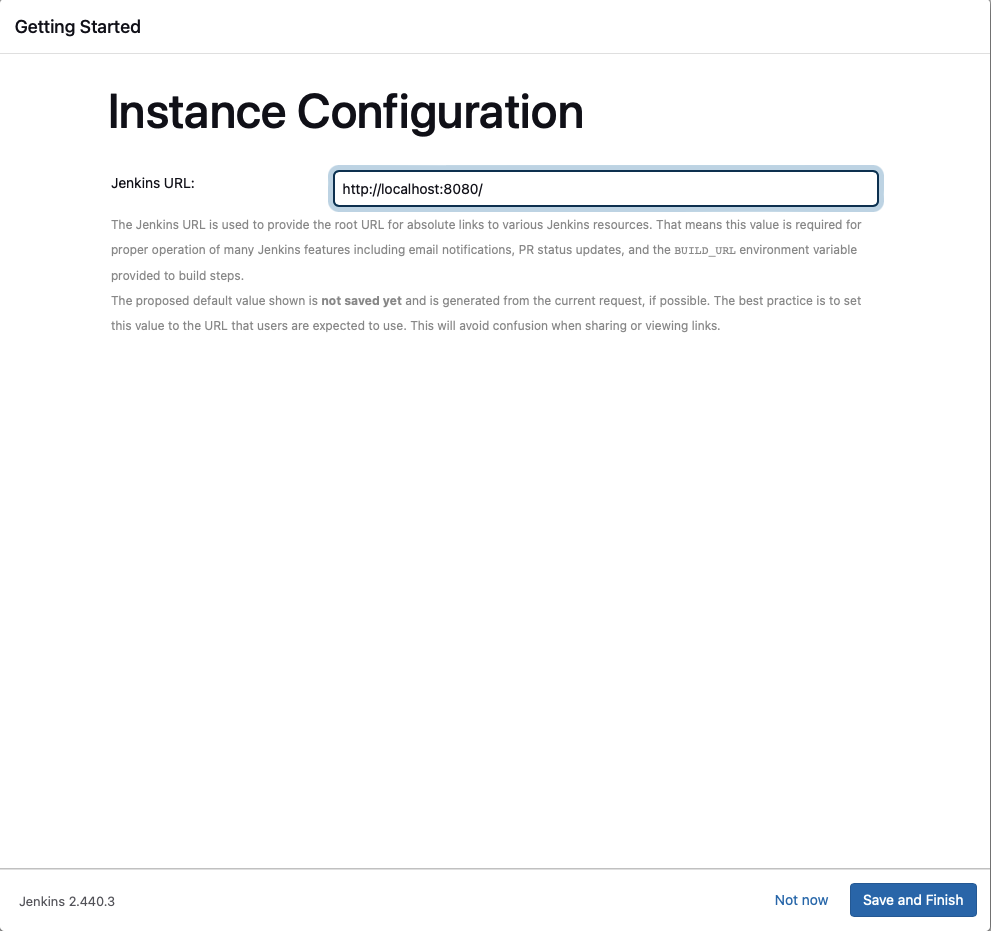 Instance Configuration