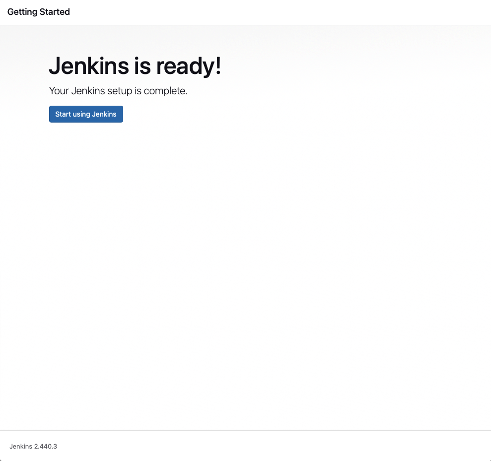 Jenkins Ready