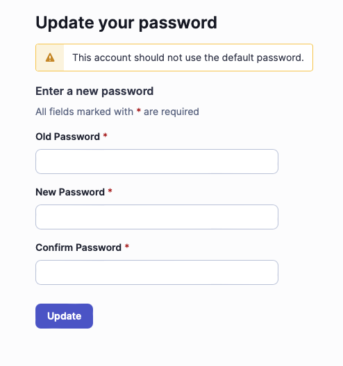 Change Password