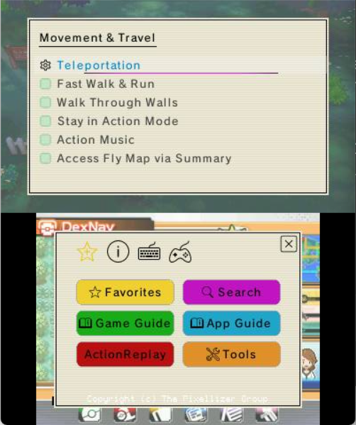 Movement & Travel options