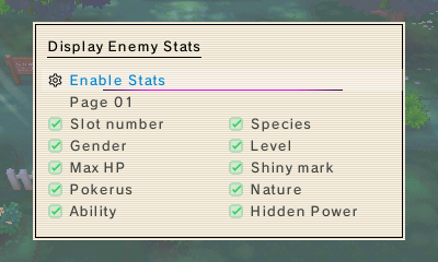 Display Enemy Stats Config