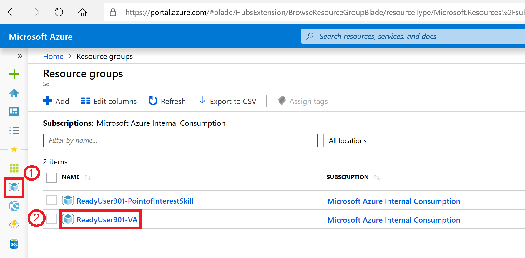 Azure Portal - Deploy Speech Services