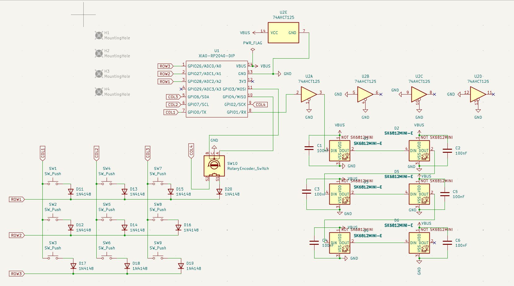 KiCAD project, from the project README