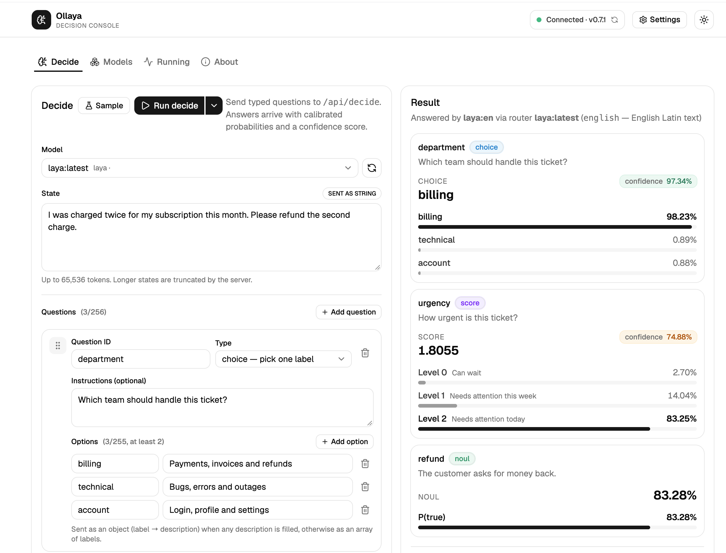 Ollaya Web UI