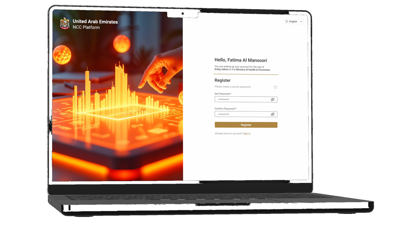MOFA Sign In and Registration screen