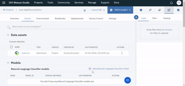 Access saved model