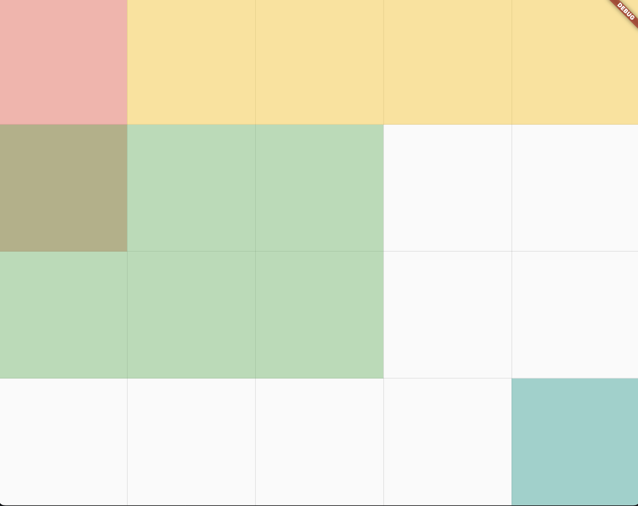 Flutter grid board