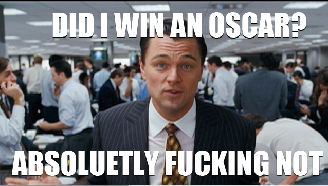 Meme avec di caprio en gagnant pas un oscar