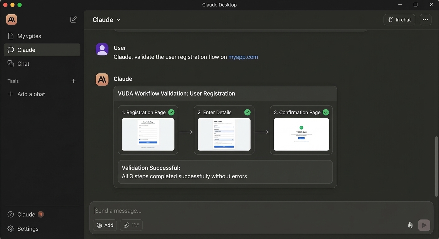 VUDA Workflow Validation