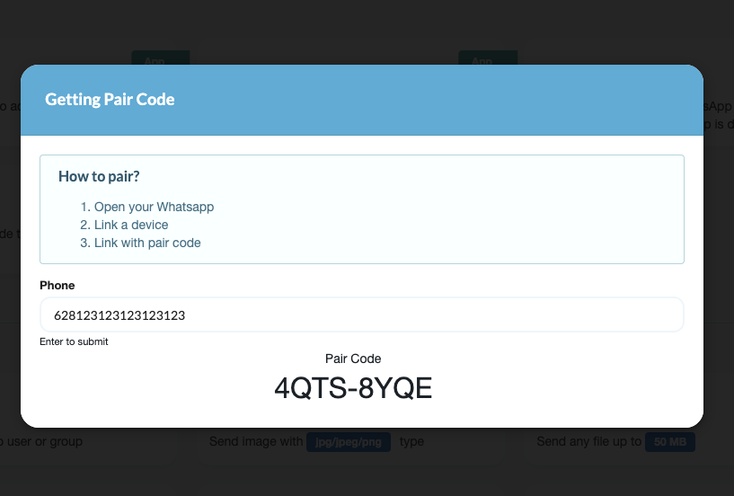 Login With Code