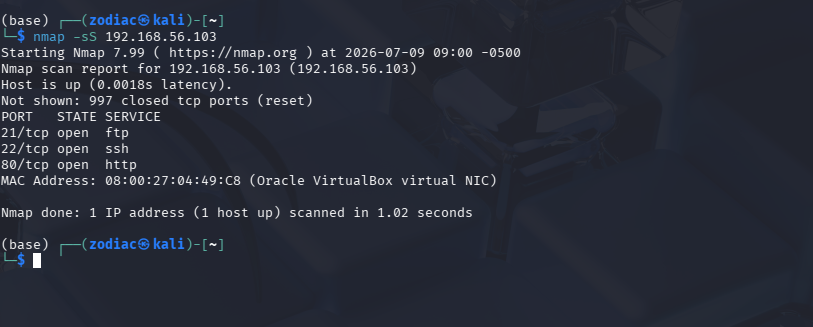 TCP Scan 攻击