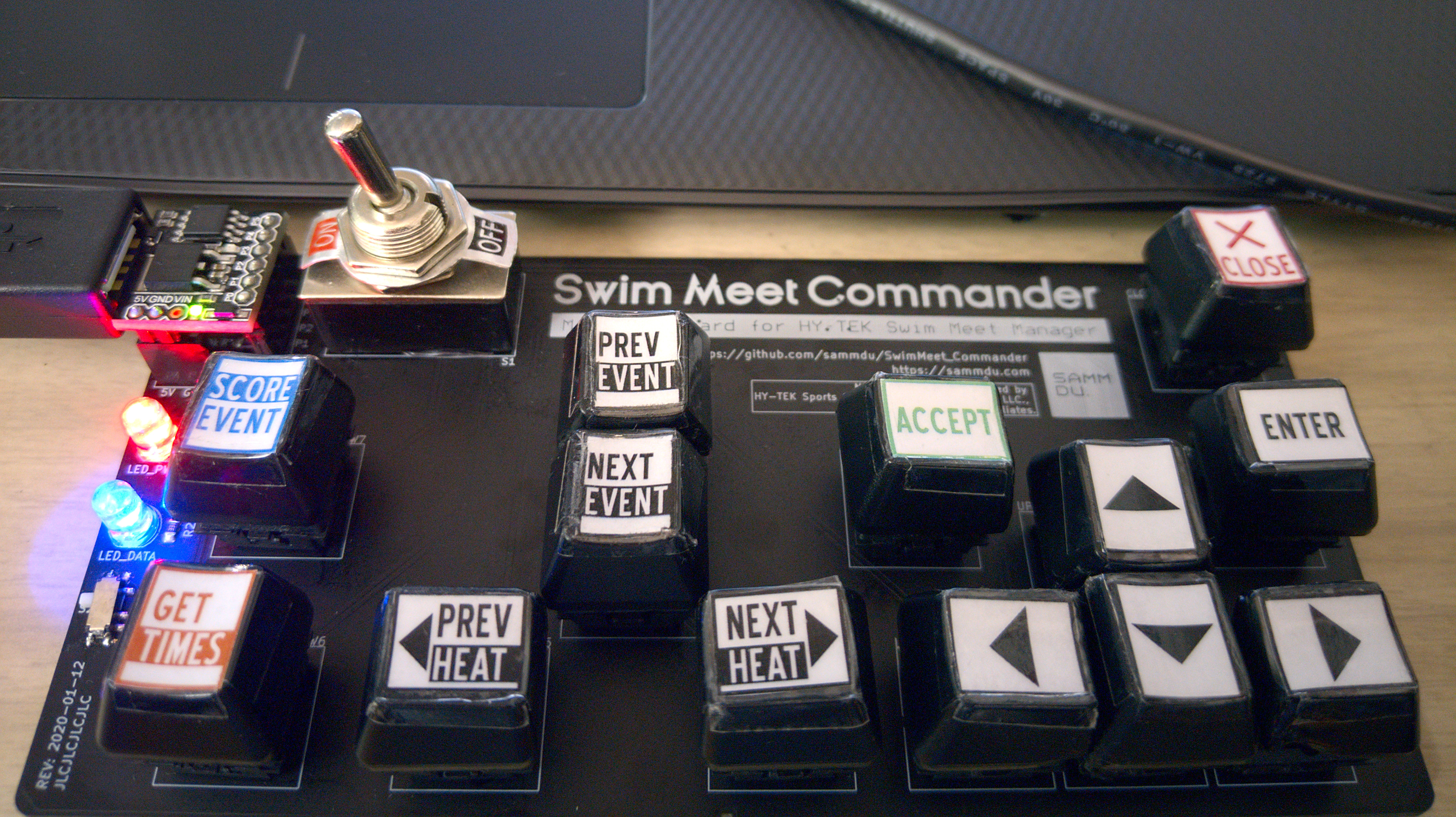 SwimMeet Commander, from the project README