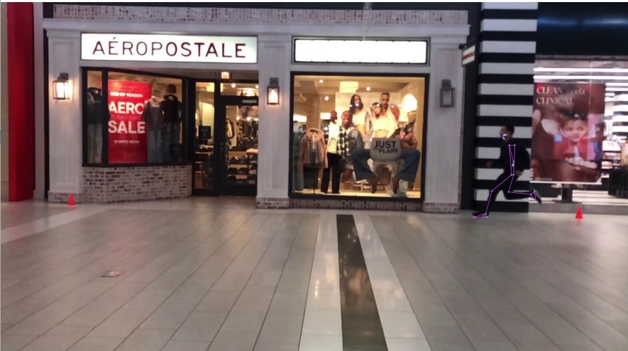 Sprinting in my local mall
