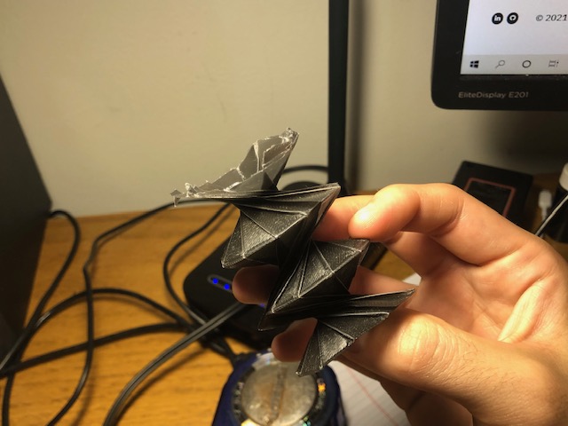The thinner iteration folding more successfully