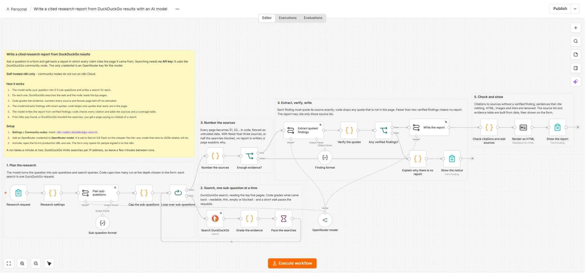 Workflow canvas