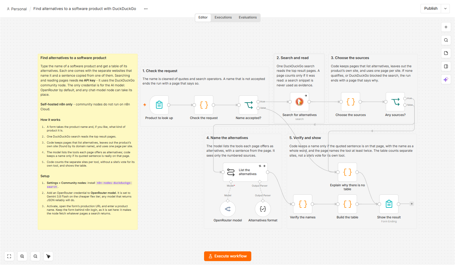 Workflow canvas