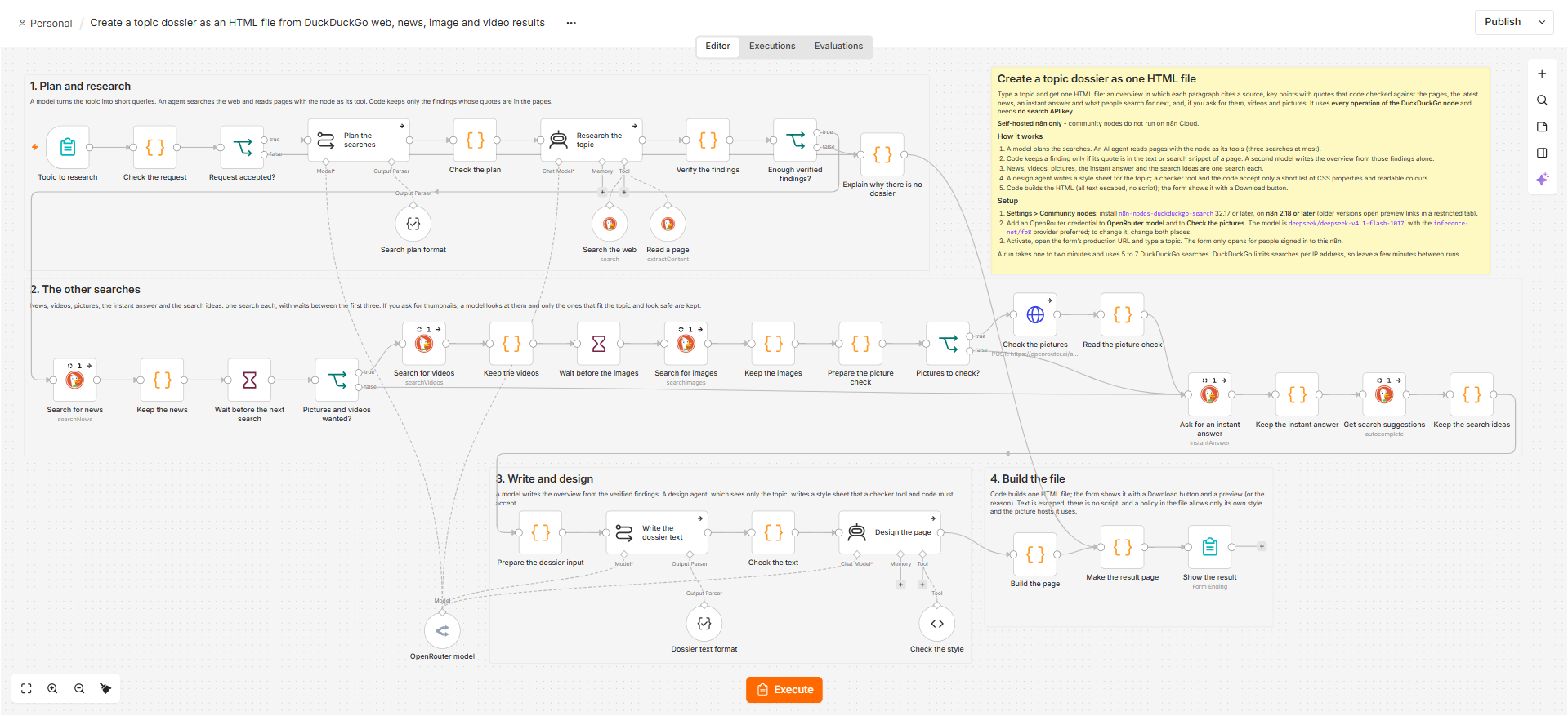 Workflow canvas