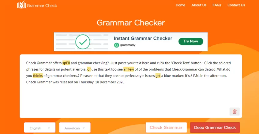 grammar checking website