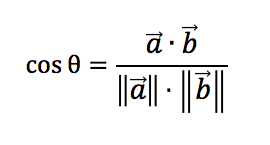 Cosine Similarity Equation