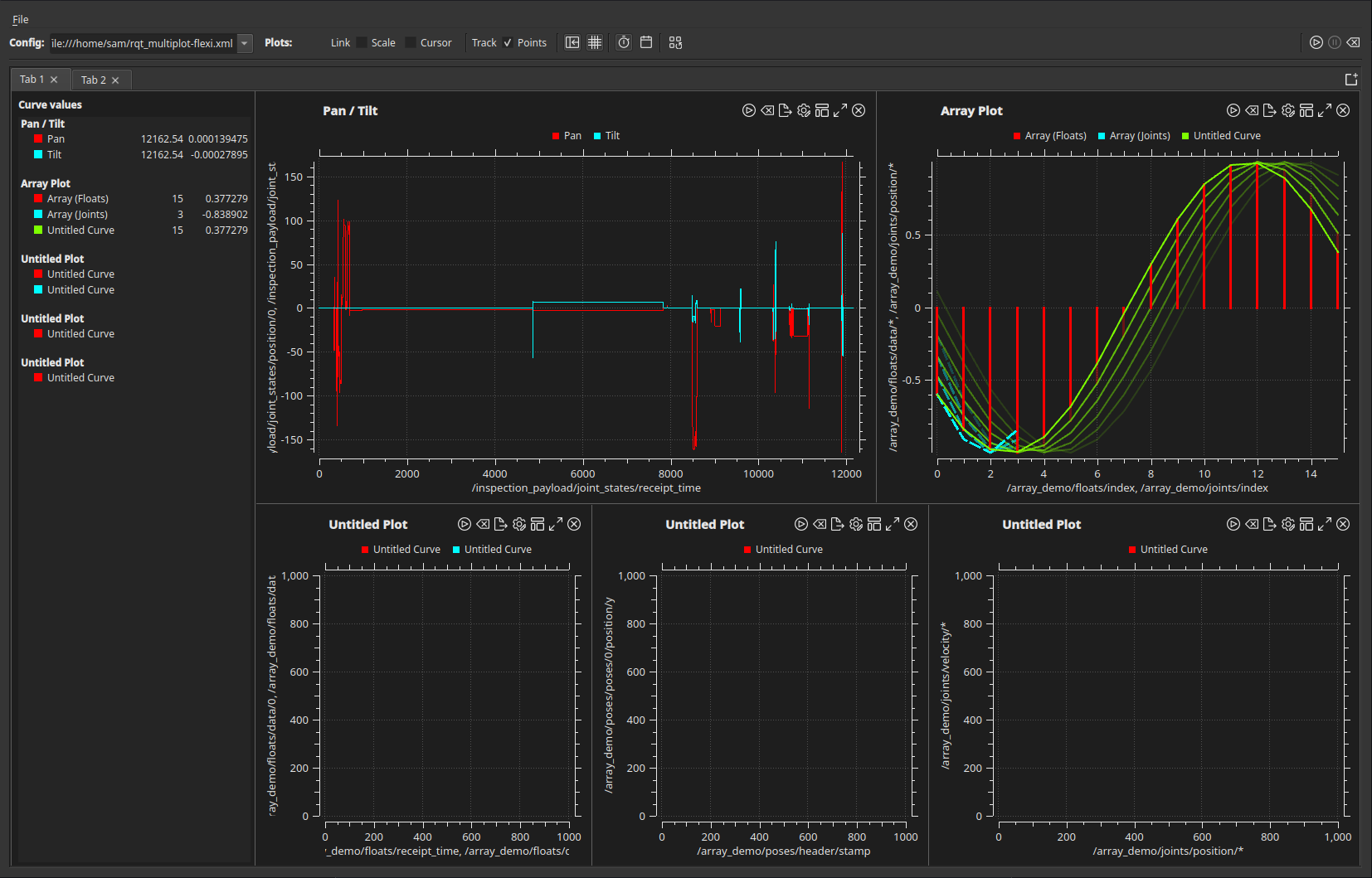 Multiplot dark theme