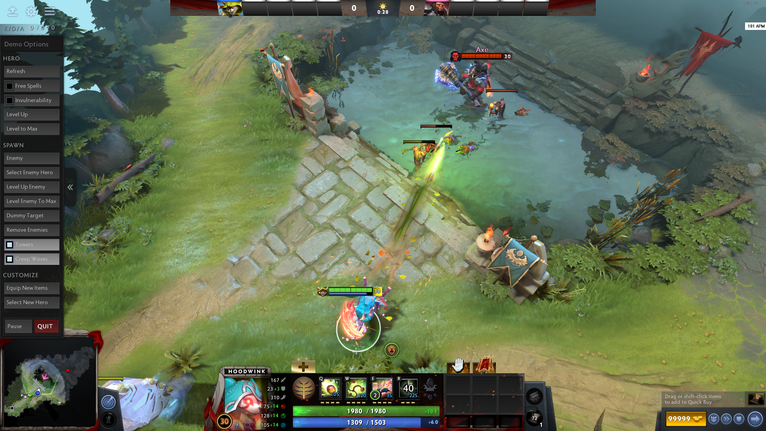 Dota 2 example with APM