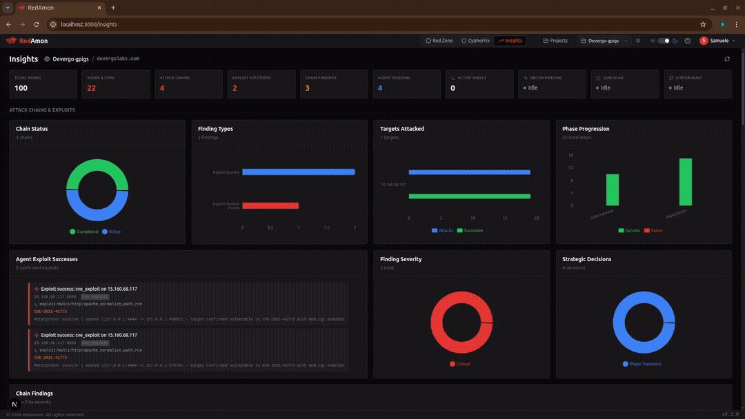 RedAmon Insights Dashboard