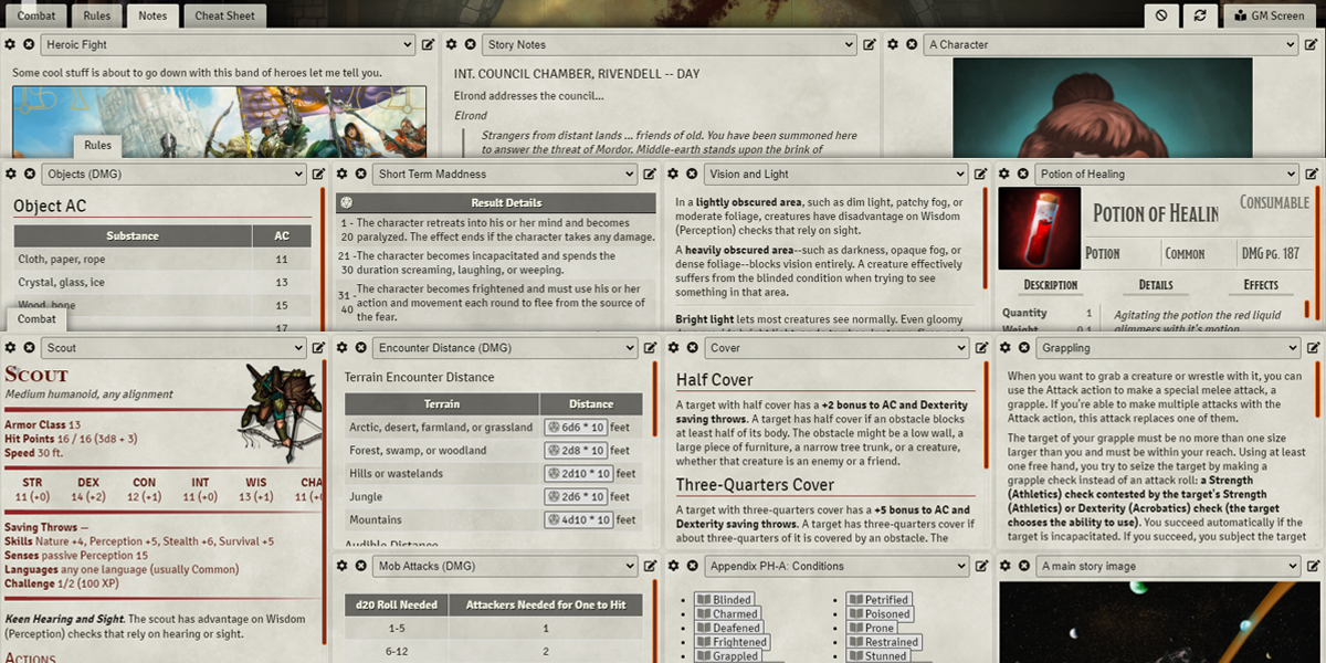 GM Screen