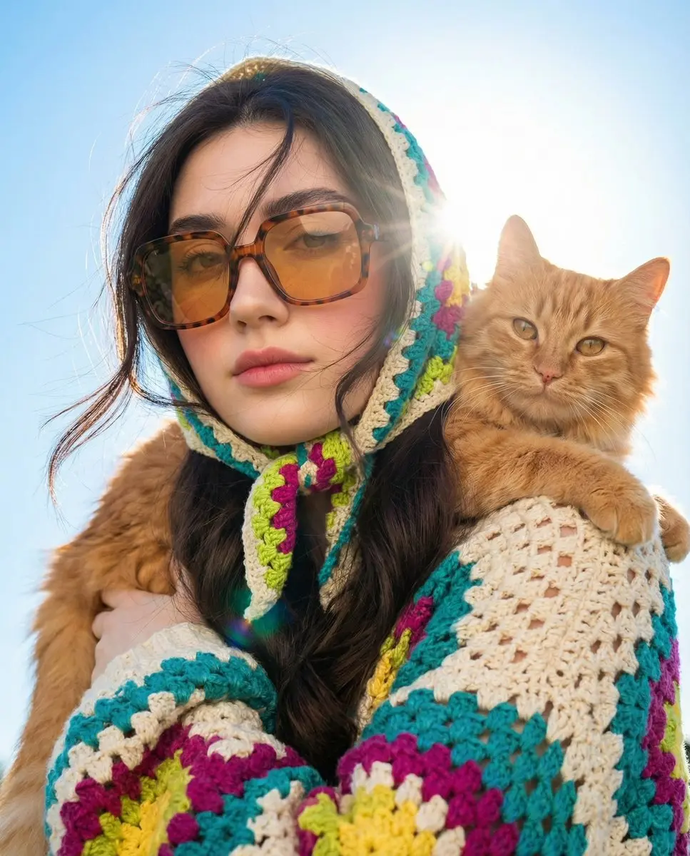 Chic Encounters with an Orange Muse