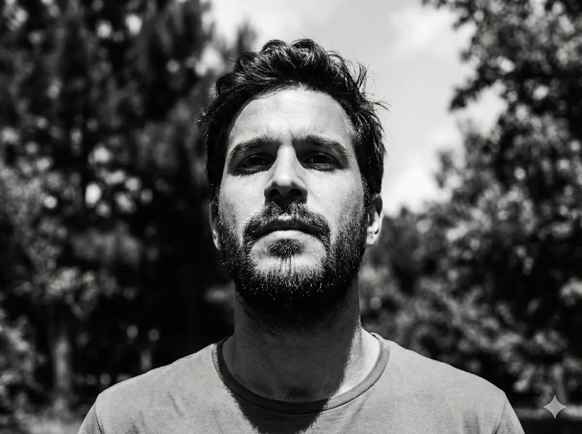 Dramatic Shadows: A Noir Portrait Unveiled