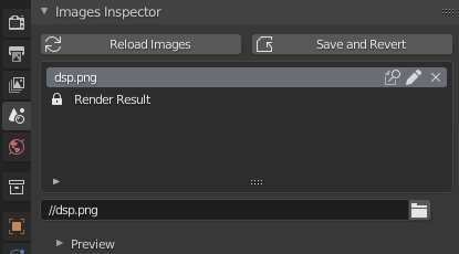 Images Inspector Panel