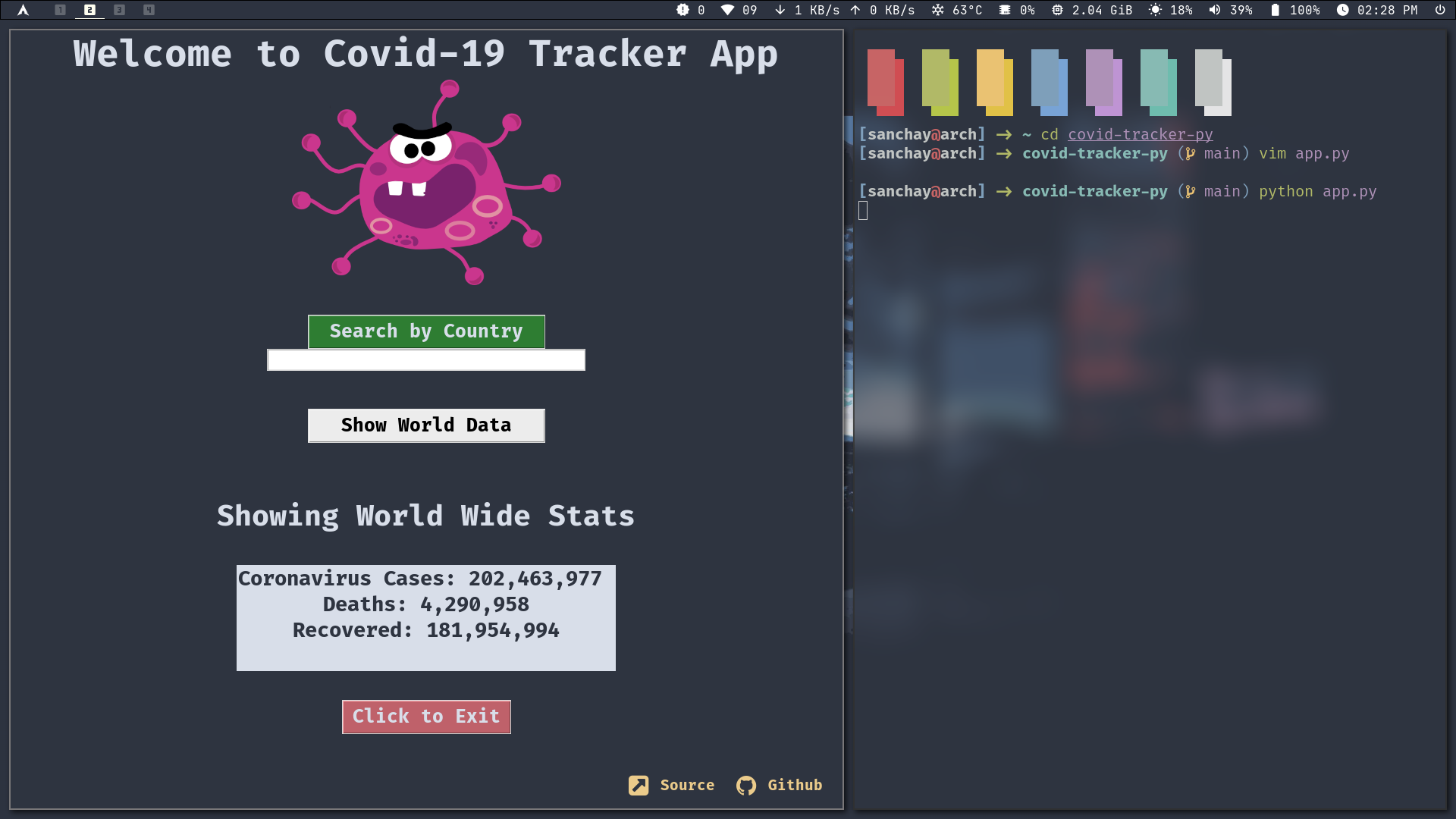 covid-tracker-py