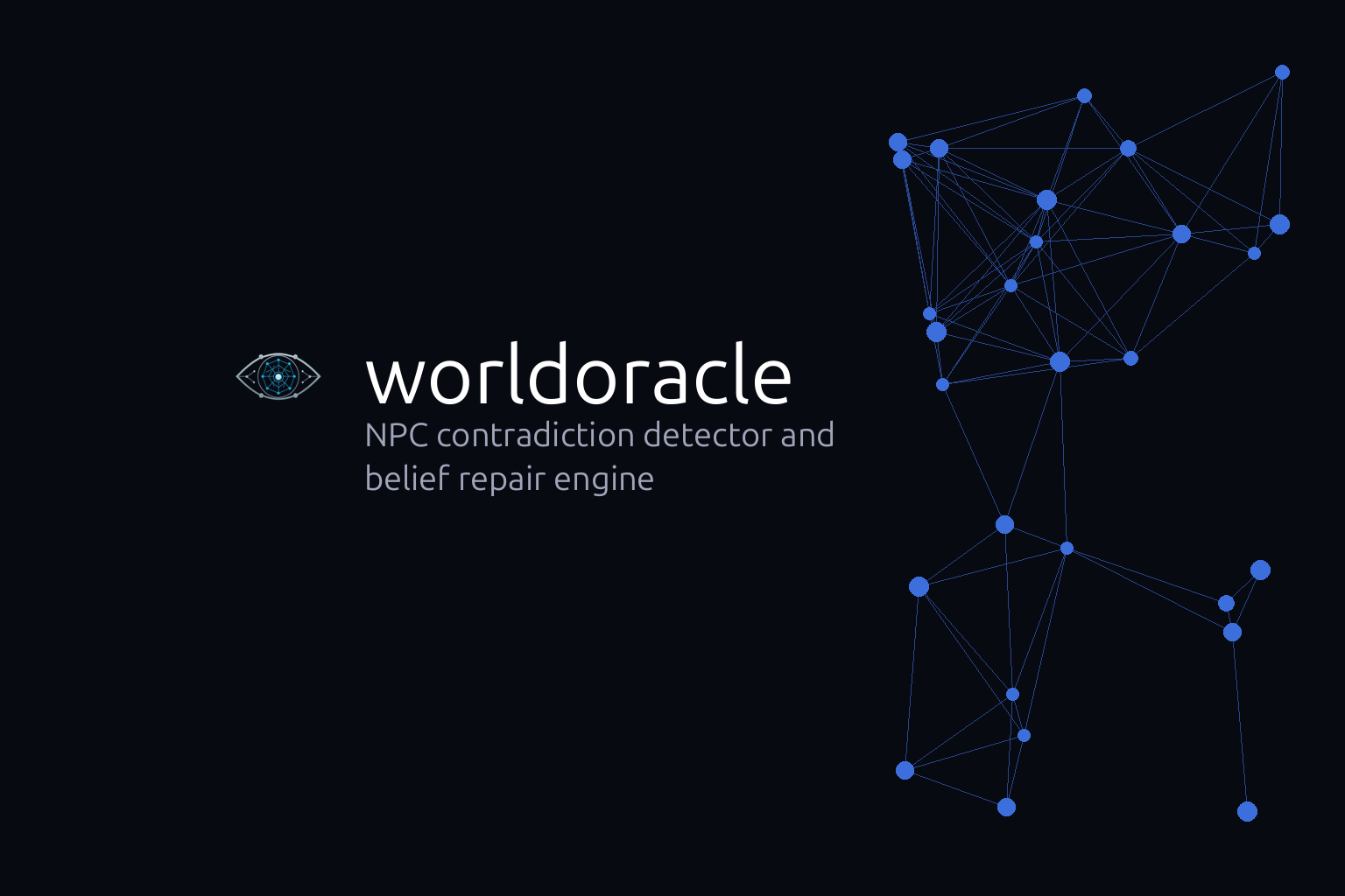 worldoracle — NPC contradiction detector and belief repair