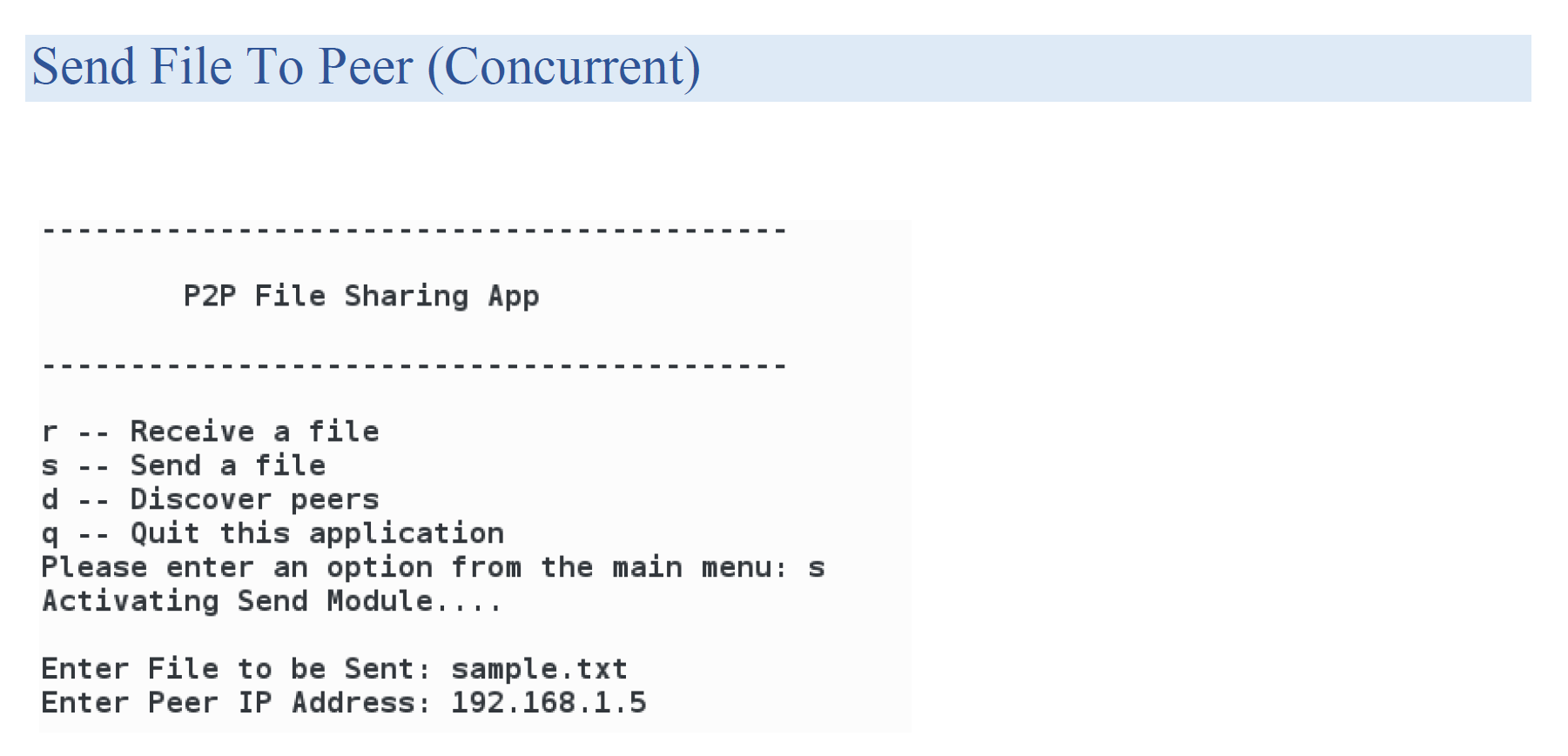 GitHub - sandeepsinghmails/P2PFileShareApp: A Peer to Peer File Sharing ...