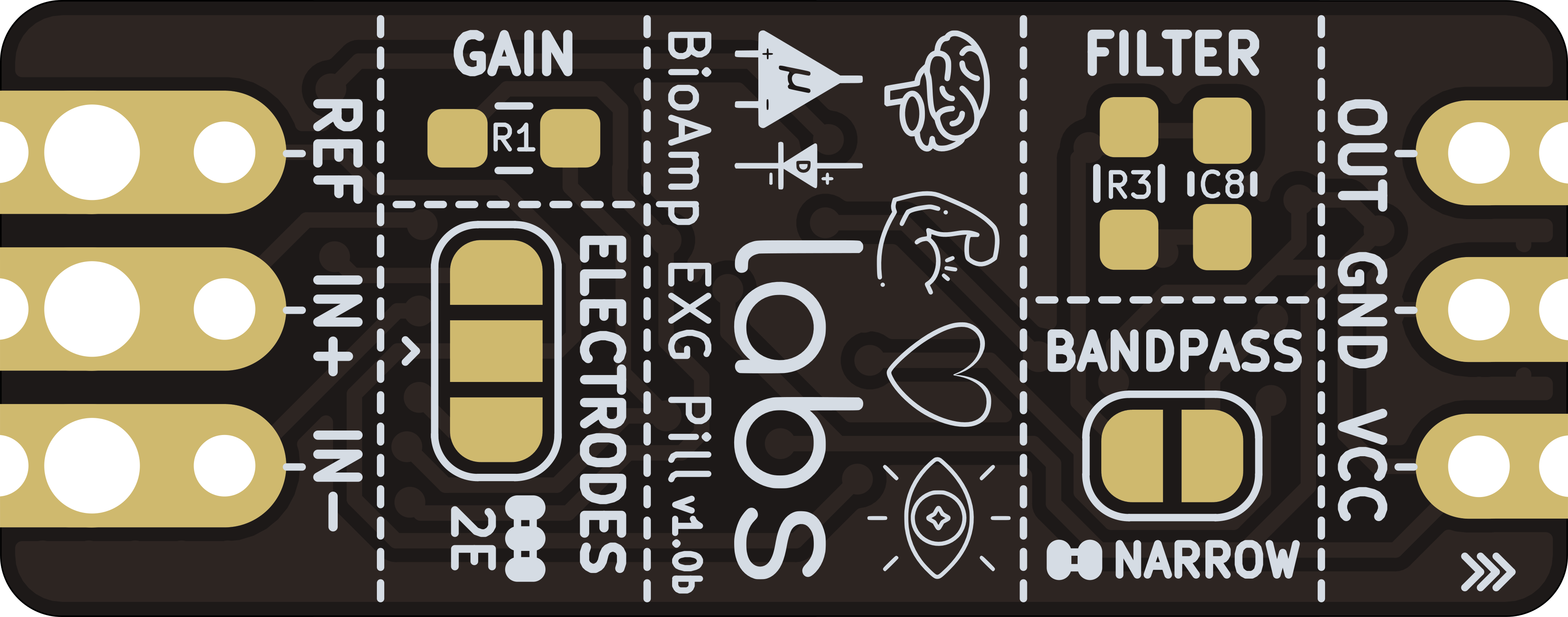 Upside Down Labs BioAmp EXG Pill back