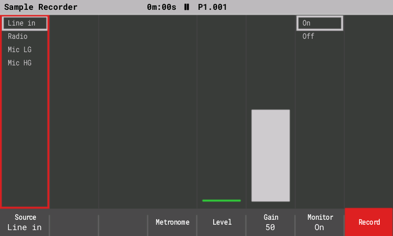 Sample Recorder