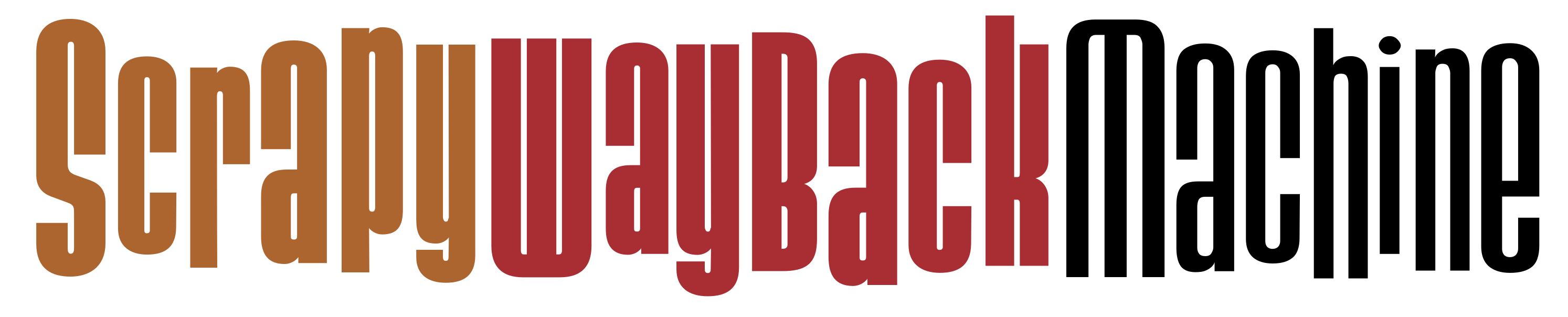 The Scrapy Wayback Machine Logo