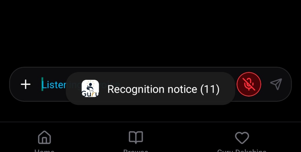 Offline Whisper voice recognition
