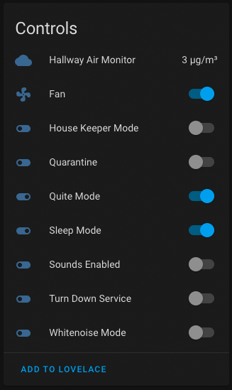 Air Monitor + Fan + Smart Mode Switches