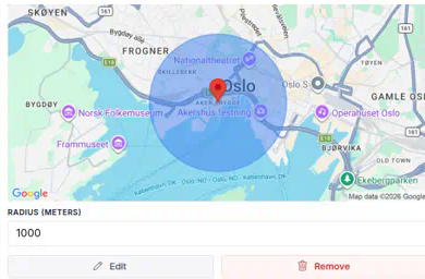 Google maps input