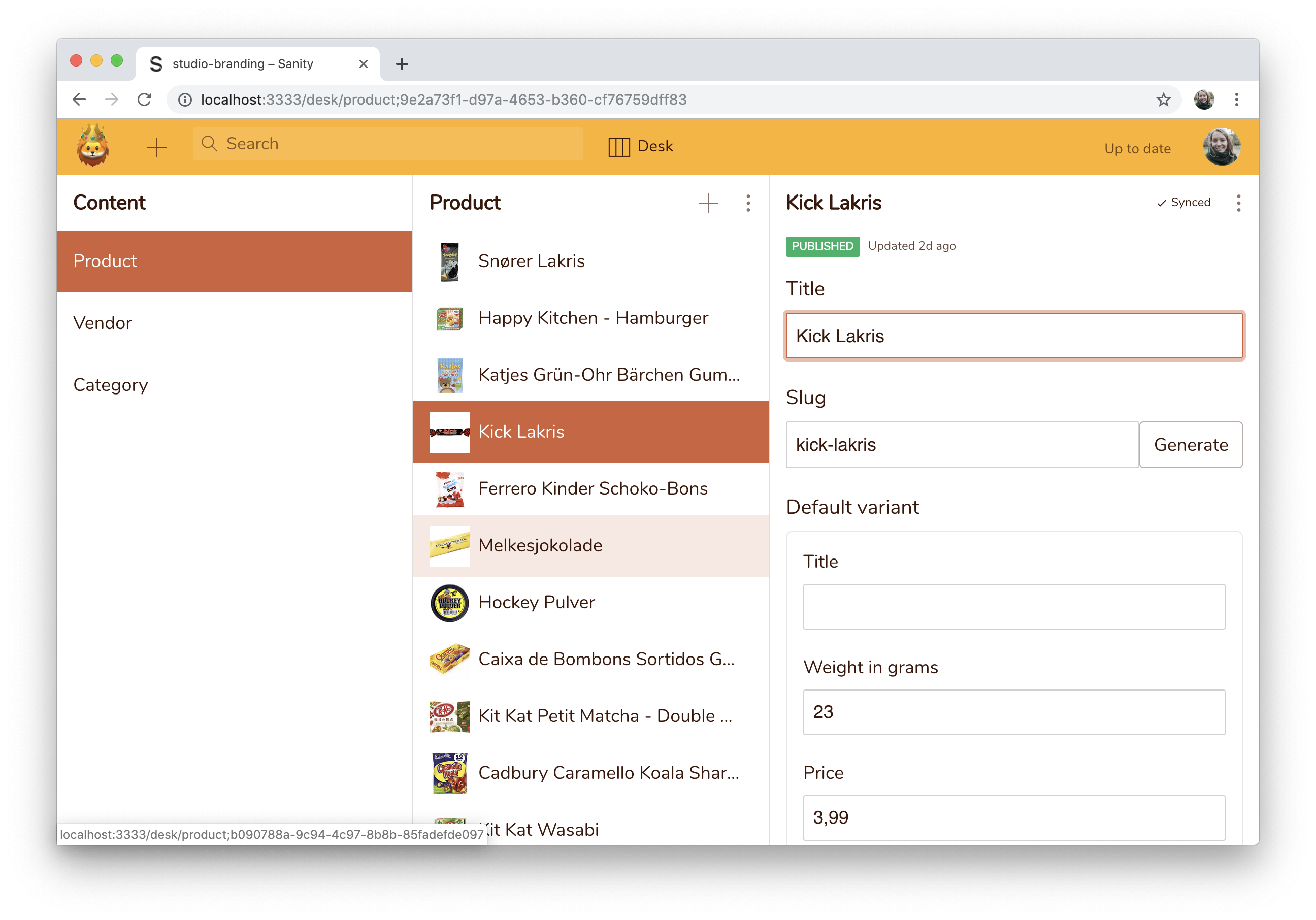 Screenshot of the Lion Queen theme