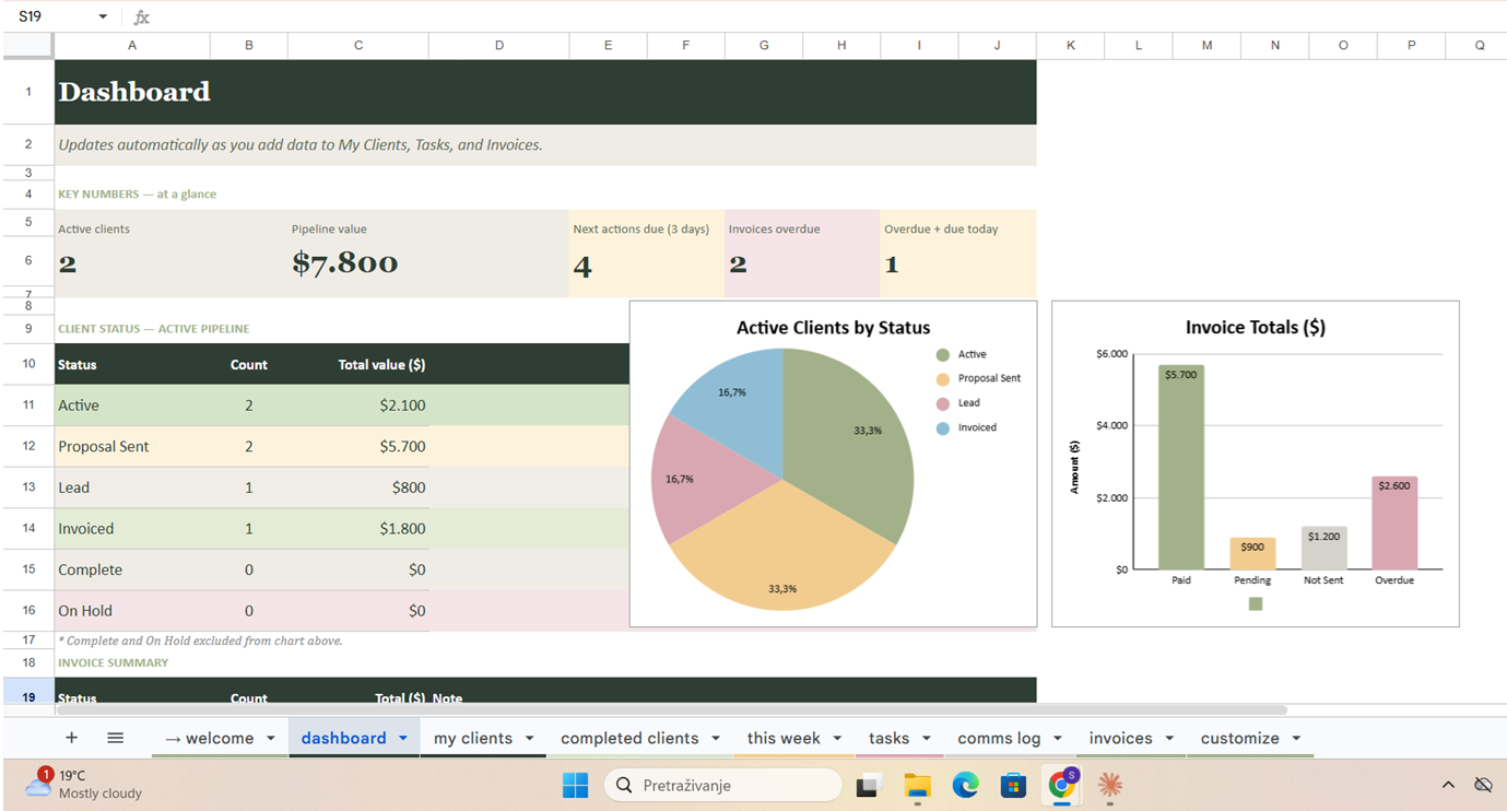 ClearPath Pro Tracker Dashboard