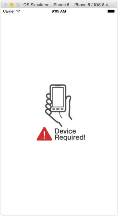 Device required