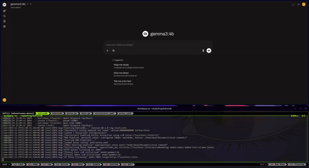 KektorDB RAG Demo