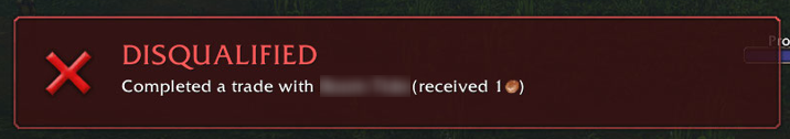 Disqualification alert