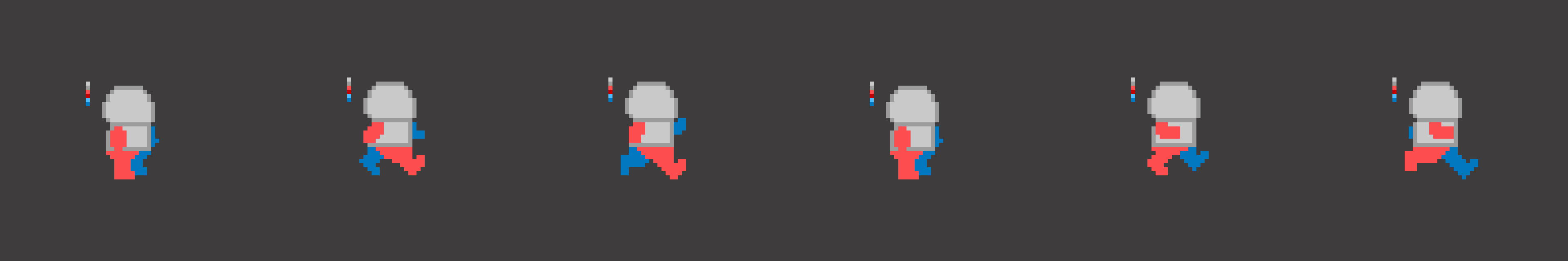 Sprite sheet reference image for walking right.