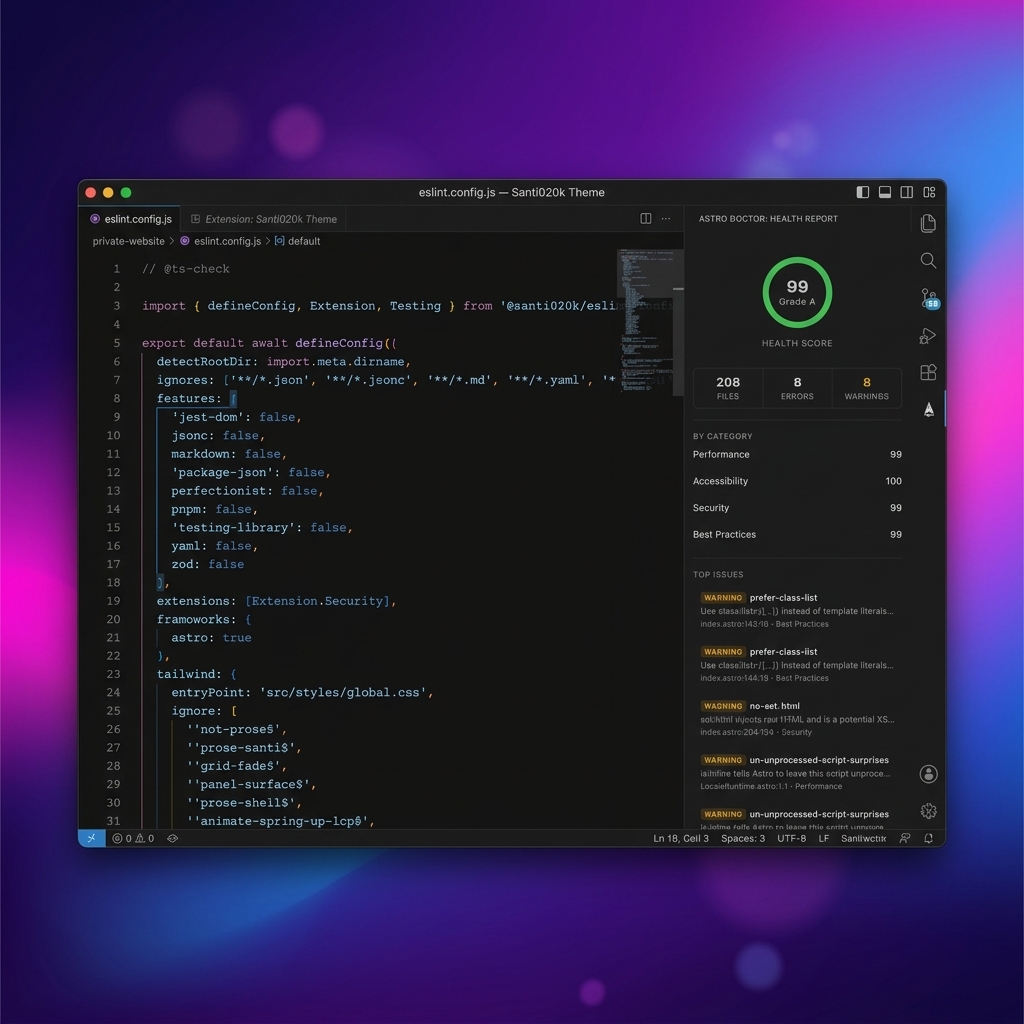 Astro Doctor VS Code Extension