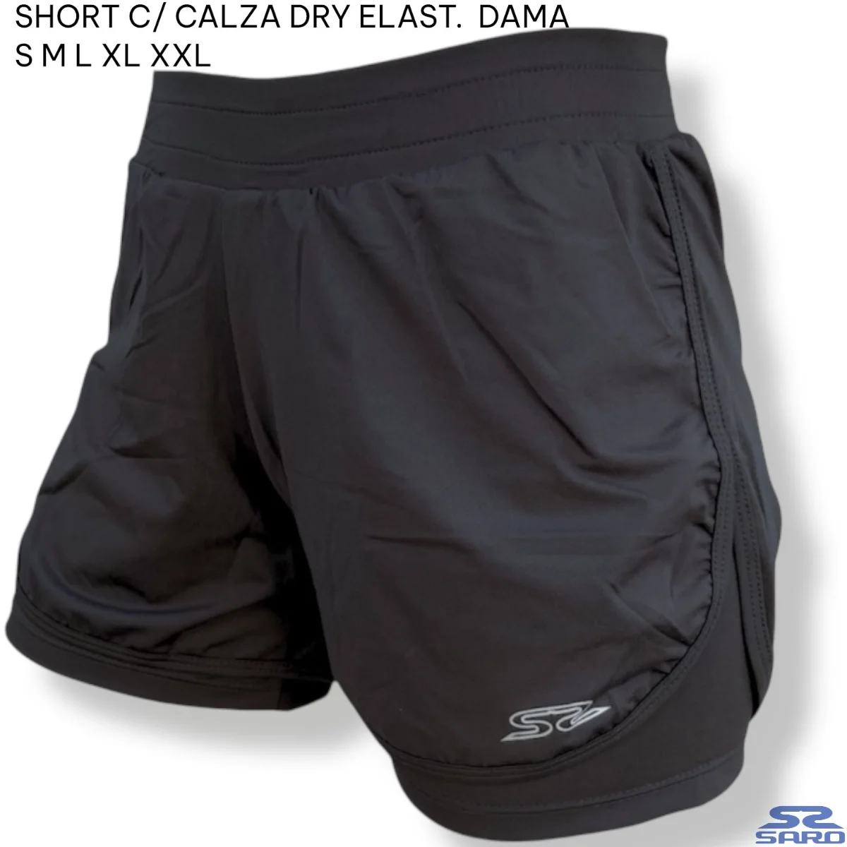 SHORT C/CALZA DRY ELASTIZADO DAMA - imagen 1